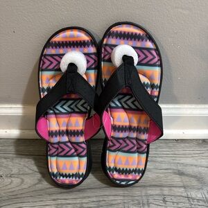 New. Canyon Sky Southwestern Style Cushioned Flip Flops Sandals Women’s Size 8